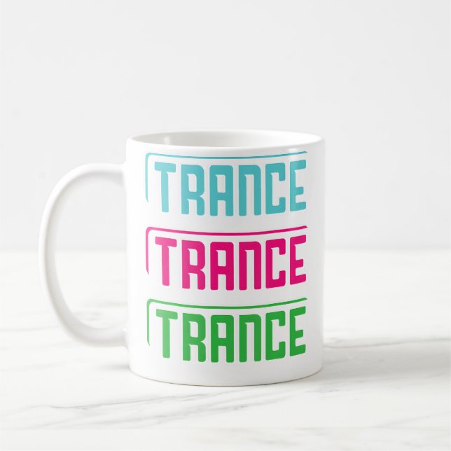 Ich liebe Trance Kaffeetasse (Links)