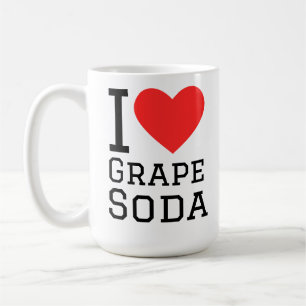 Ich liebe Traubensoda Kaffeetasse