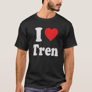 Ich liebe Tren Distressed Retro Vintage Design_3 T-Shirt