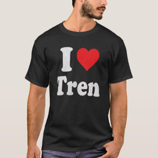 Ich liebe Tren Distressed Retro Vintage Design_3 T-Shirt