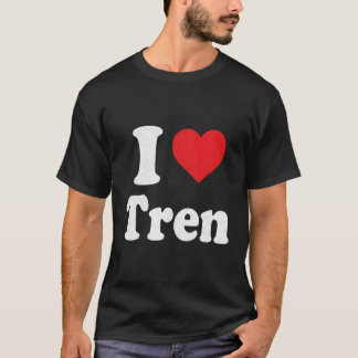Ich liebe Tren Distressed T-Shirt