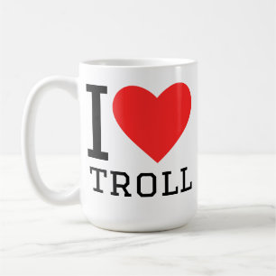 Ich liebe Troll Kaffeetasse