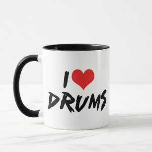 Ich liebe Trommeln Tasse