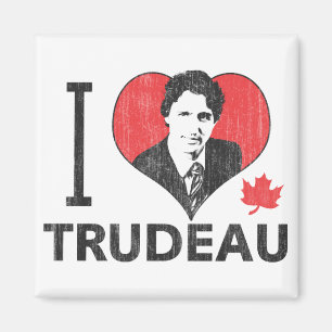 Ich liebe Trudeau Magnet