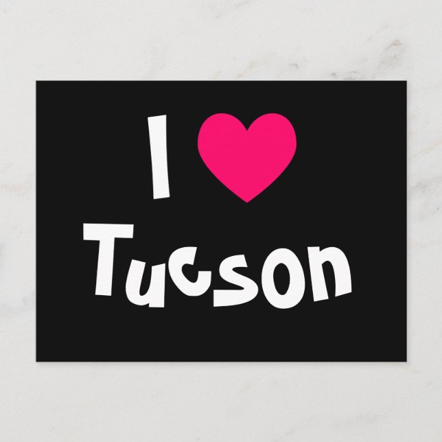 Ich liebe Tucson Postkarte (Vorderseite)