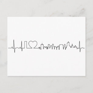 Ich Liebe Tulsa in außergewöhnlichem Stil Postkarte