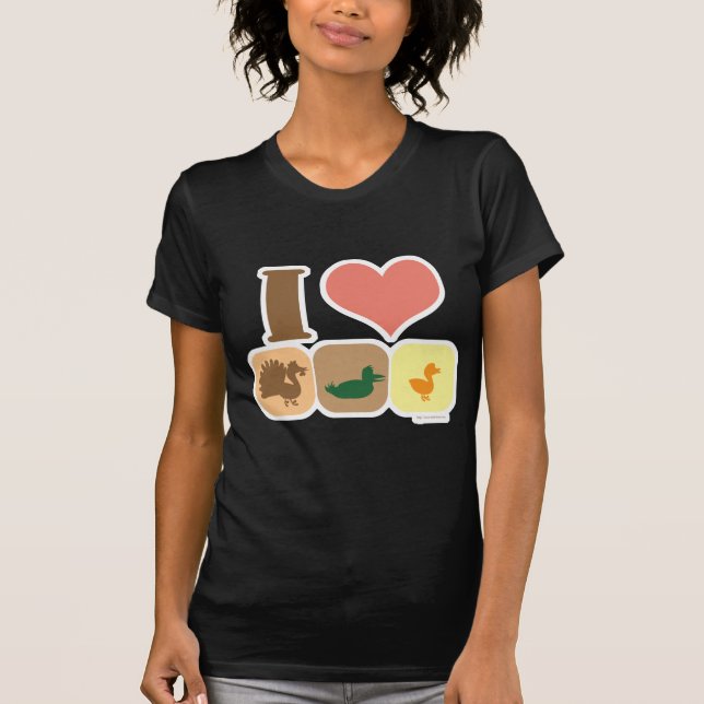 Ich Liebe Turducken! T-Shirt (Vorderseite)