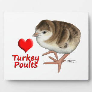 Ich Liebe Türkei Poults! Fotoplatte