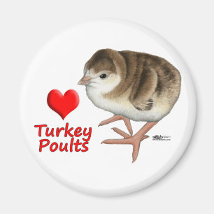 Ich Liebe Türkei Poults! Magnet