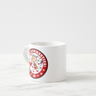 Ich liebe Turnen Espressotasse