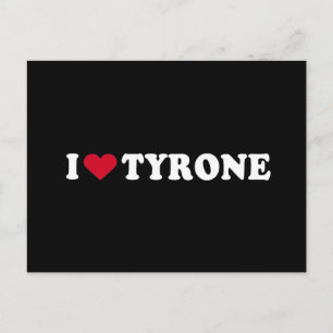 ICH LIEBE TYRONE POSTKARTE