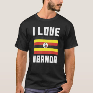 Ich liebe Uganda Ich liebe Uganda Familienreisen U T-Shirt
