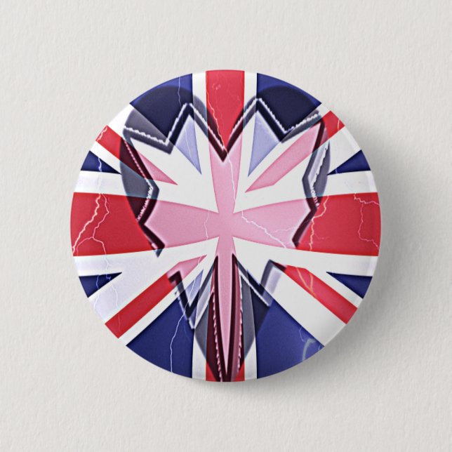 Ich liebe UK Button (Vorderseite)
