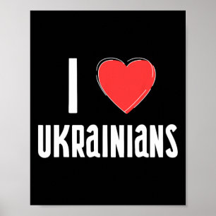 Ich liebe Ukrainische Nationalität Ukraine  Poster
