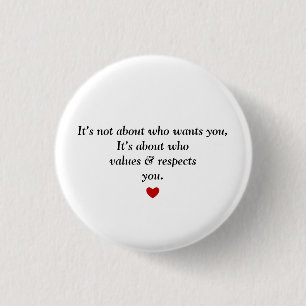 Ich liebe und respektiere dich button
