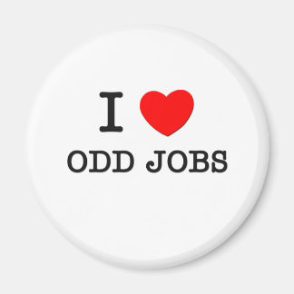 Ich Liebe ungerade Jobs Magnet