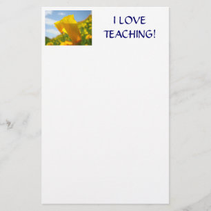 ICH LIEBE UNTERRICHTEN! Schreibwaren Geschenke KLA Briefpapier