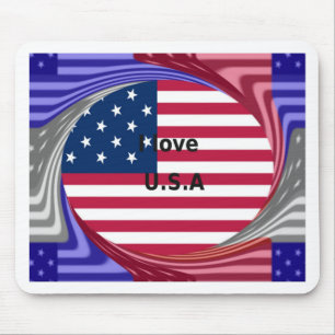 ICH LIEBE USA MOUSEPAD