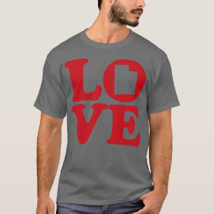 Ich Liebe Utah Embrace das Herz des Bienenkönigs S T-Shirt