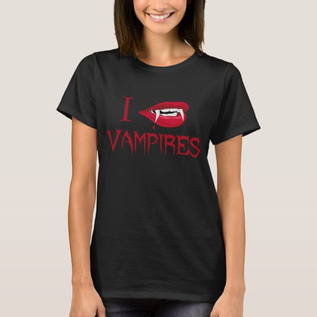 Ich Liebe Vampires Women's T-Shirt (Vorderseite)