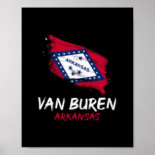 Ich liebe Van Buren Arkansas Splatter Trip Urlaub  Poster