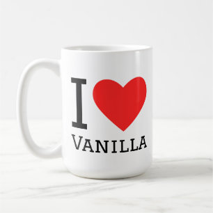 Ich liebe Vanille Kaffeetasse
