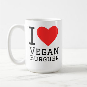 Ich liebe veganen Burger Kaffeetasse