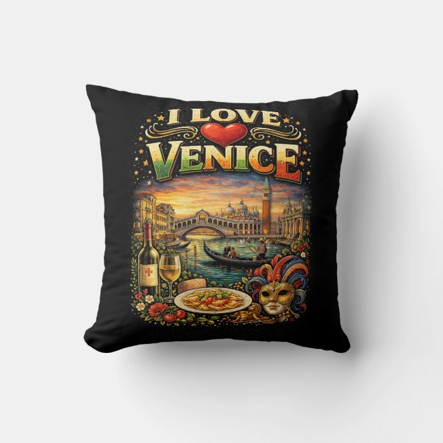 Ich liebe Venedig Kissen (Vorderseite)