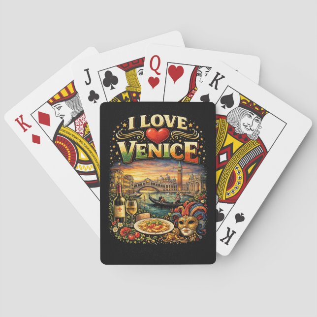 Ich liebe Venedig Spielkarten (Rückseite)