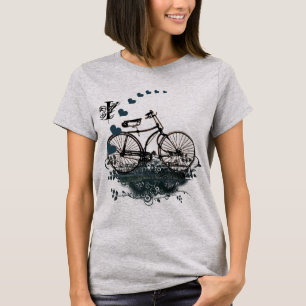 Ich liebe Vintage-Fahrrad T-Shirt