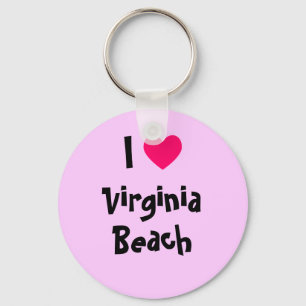 Ich liebe Virginia Beach Schlüsselanhänger