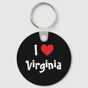 Ich liebe Virginia Schlüsselanhänger