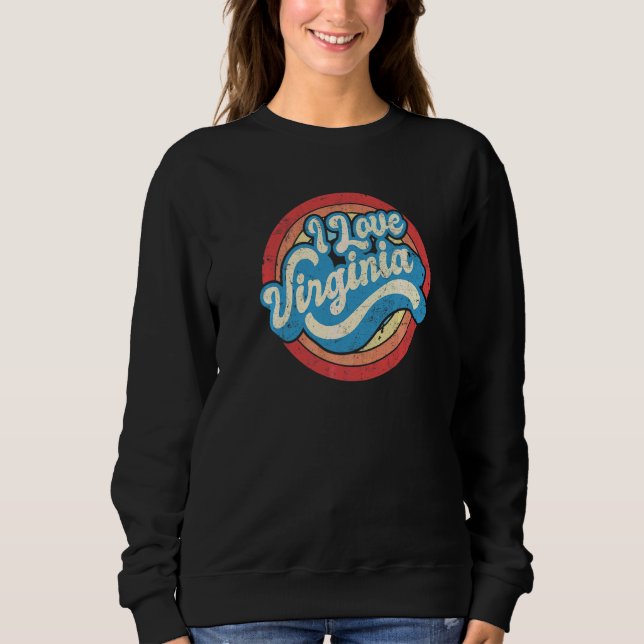 Ich liebe Virginia   Sweatshirt (Vorderseite)
