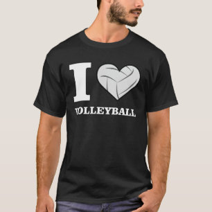 Ich liebe Volleyball T-Shirt