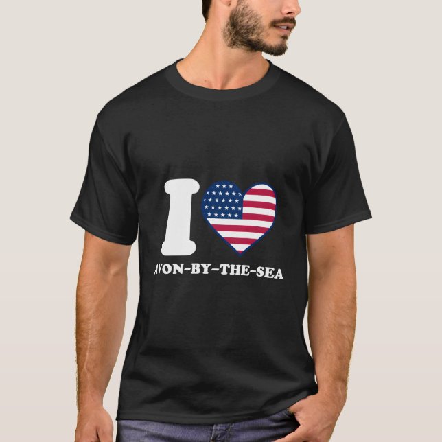 Ich Liebe von Avon-an-the-Sea, von Avon-an-Sea T-Shirt (Vorderseite)
