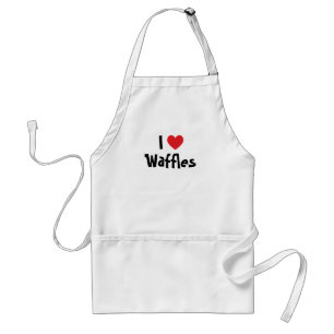 Ich liebe Waffeln Schürze