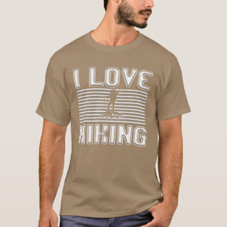Ich liebe Wander Mädchen T-Shirt