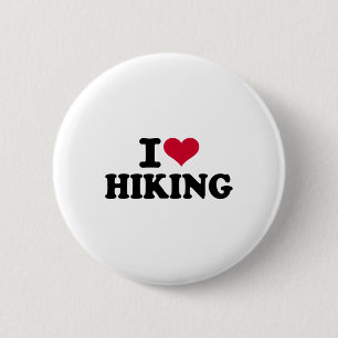 Ich liebe Wandern 1 Button