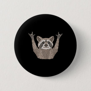 Ich liebe Waschbär Gebärdensprache Gebärde Gehörlo Button
