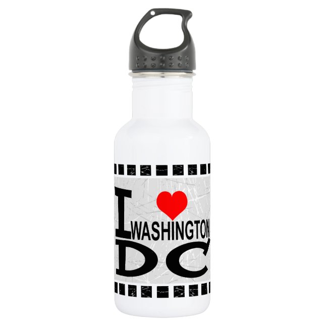 Ich liebe Washington D.C   - Trinkflasche (Vorderseite)