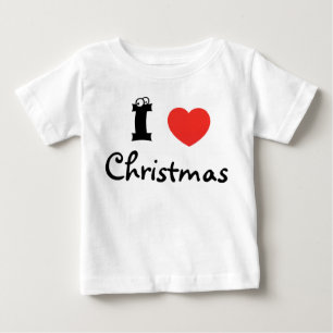 Ich liebe Weihnachten Baby T-shirt