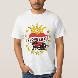 ICH LIEBE Weihnachten T-Shirt