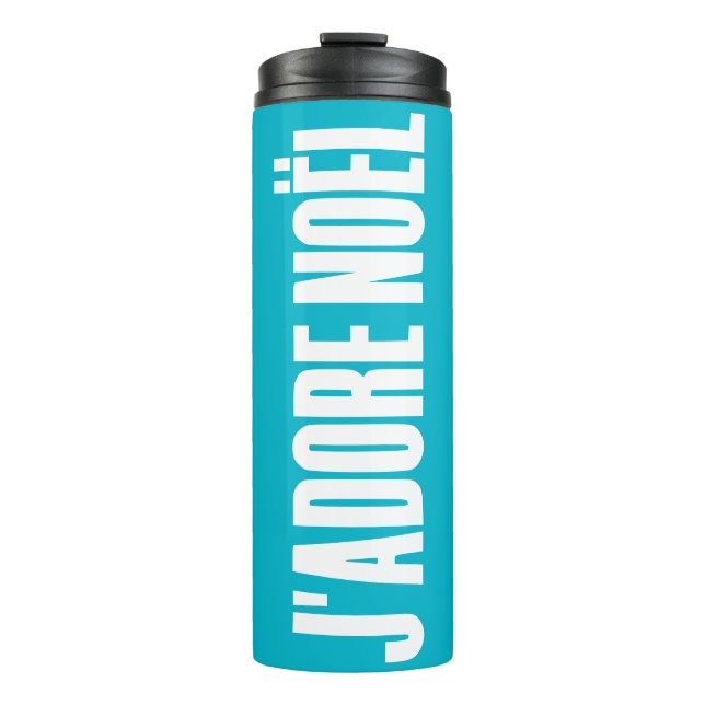 Ich liebe Weihnachten! Thermosbecher (Vorderseite)