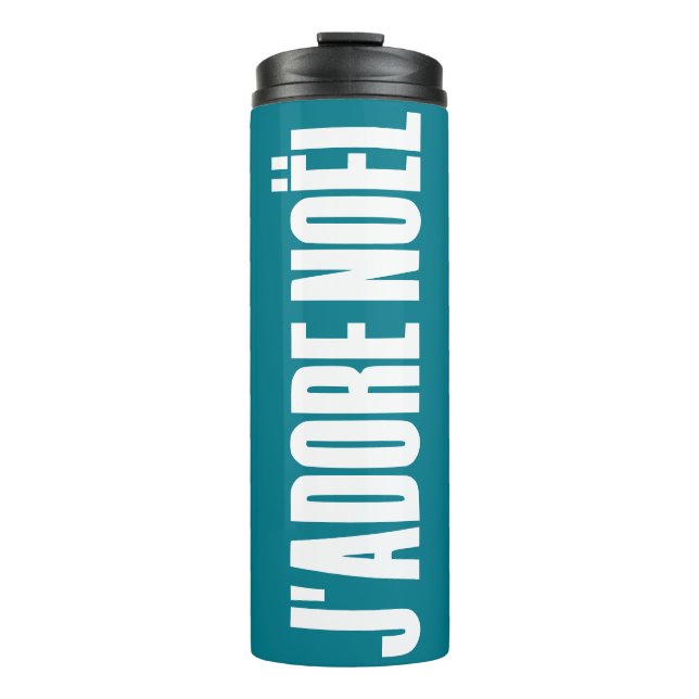 Ich liebe Weihnachten! Thermosbecher (Vorderseite)