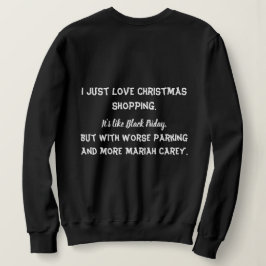 Ich Liebe Weihnachts-Shopping Frauen Sweatshirt
