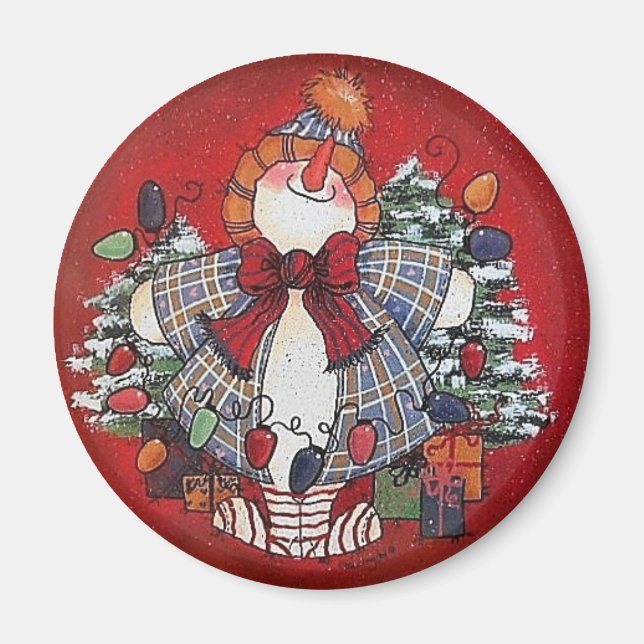Ich Liebe Weihnachtsmagnet Magnet (Vorne)