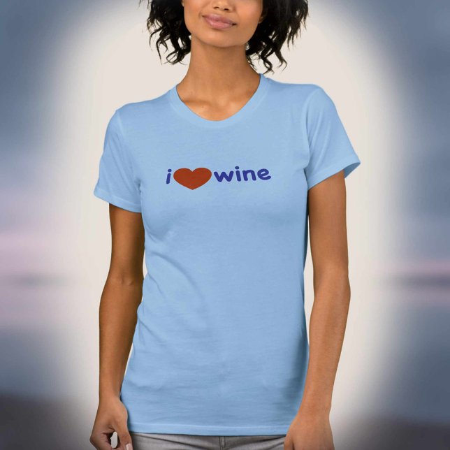 Ich Liebe Wein! T-Shirt (Von Creator hochgeladen)
