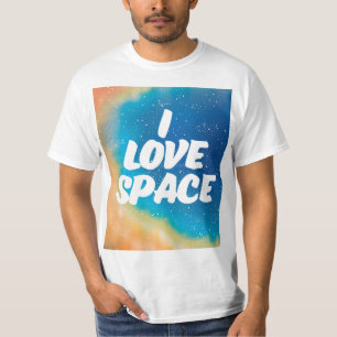 Ich liebe Weltraum T-Shirt