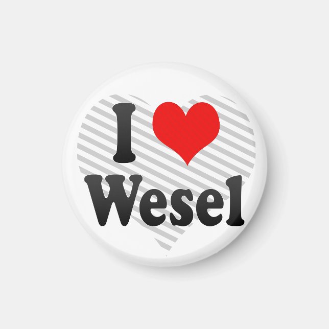Ich Liebe Wesel, Deutschland. Ich Liebe Wesel, Deu Magnet (Vorne)