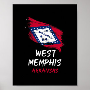 Ich liebe West Memphis Arkansas Splatter Trip Urla Poster